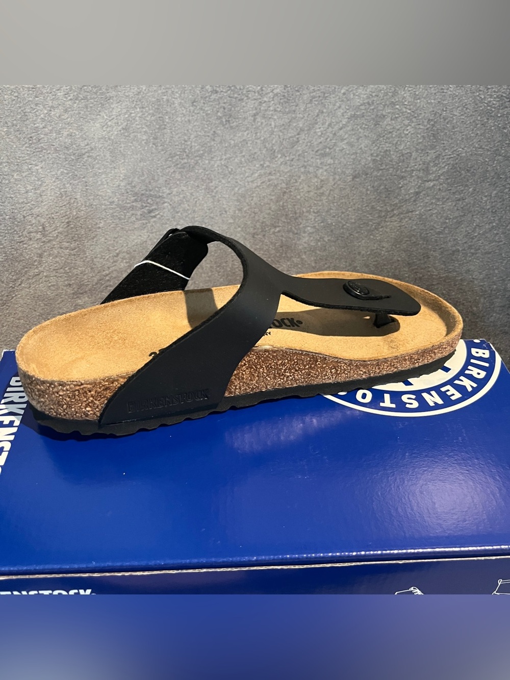 Birkenstock Women’s Gizeh Sandals Black Size 37 EU 6 US - Picture 7 of 13